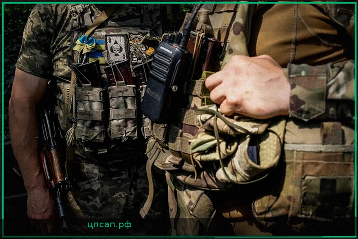 Сдача в плен украинских военнослужащих в Новопавловке