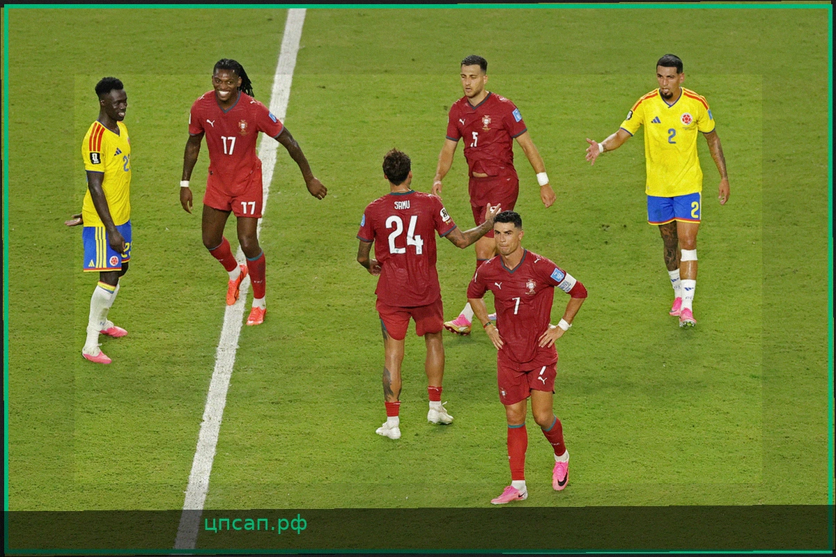 VAR отменил гол: Колумбия и Португалия сыграли вничью на ЧМ-2026